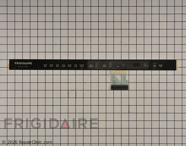 117494811 Frigidaire Dishwasher Touchpad and Control Panel