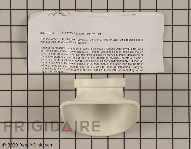 218667900 Refrigerator Dispenser Funnel Guide