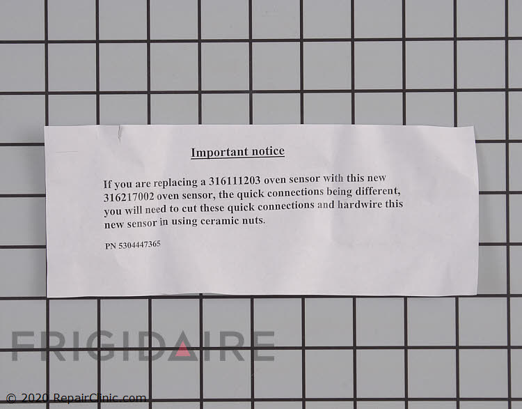 Temperature Sensor 316217002 Alternate Product View