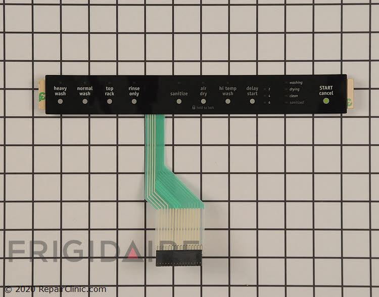 807327602 Frigidaire Dishwasher Touchpad