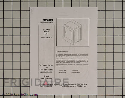 Parts Catalog 5995422945 Alternate Product View
