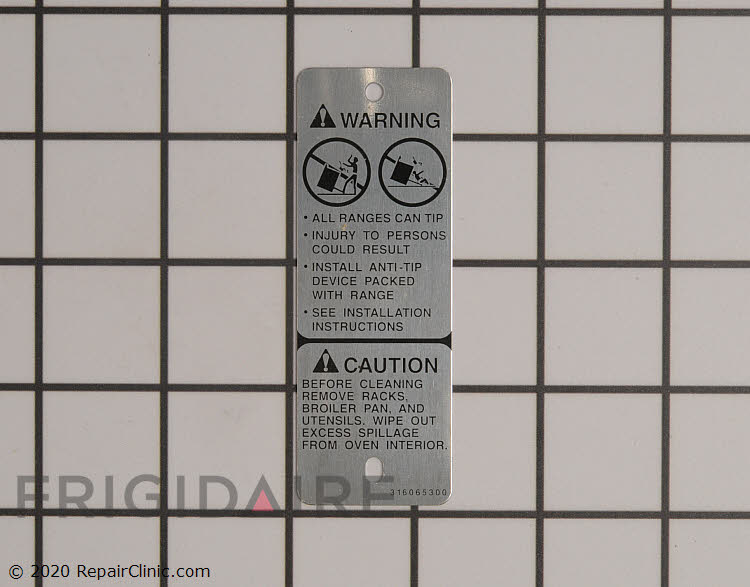 316065300 Nameplate