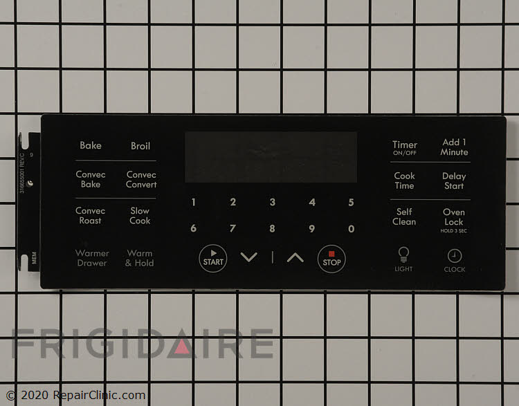 316655001 Kenmore Range/Stove/Oven Overlay