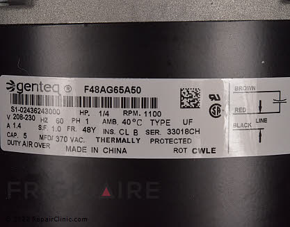 Drive Motor 134869400 Alternate Product View