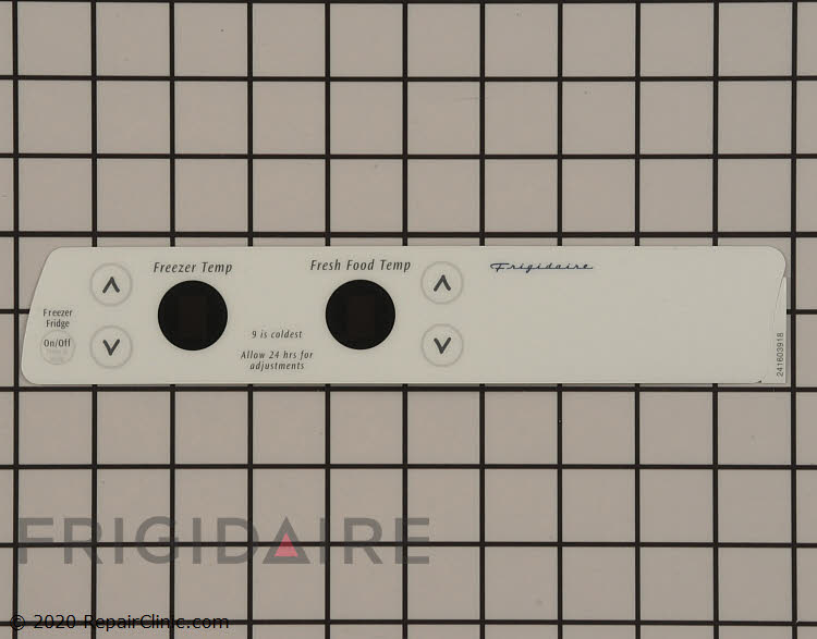 241603918 Frigidaire Refrigerator Label