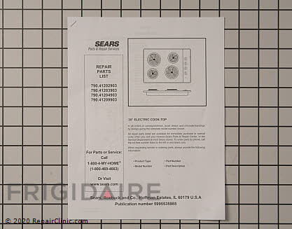 Parts Catalog 5995535985 Alternate Product View