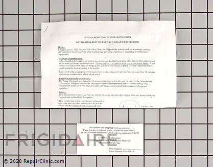 Compressor 5304428315 Alternate Product View