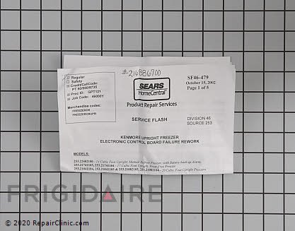 Main Control Board 216886000 Alternate Product View