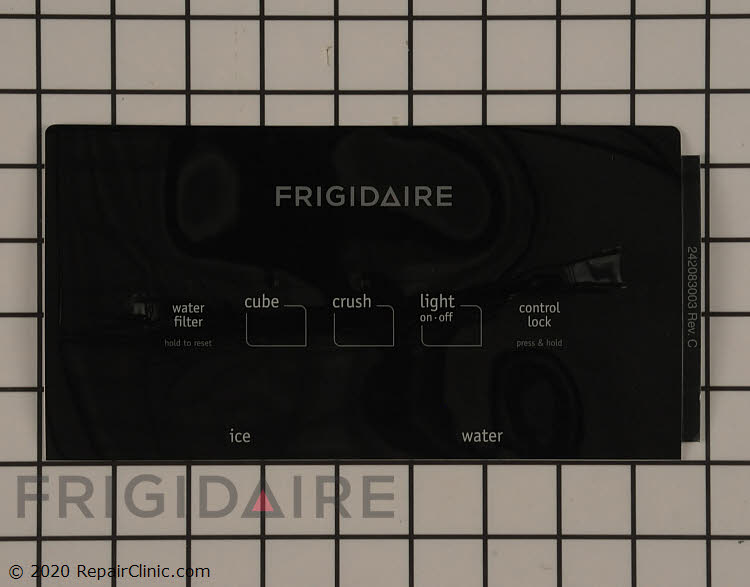 242083003 Frigidaire Refrigerator Dispenser Front Panel