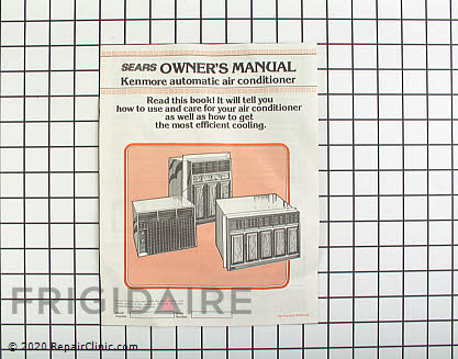 Owner's Manual 5303272077 Alternate Product View