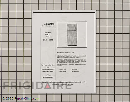 Parts Catalog 5995627063 Alternate Product View
