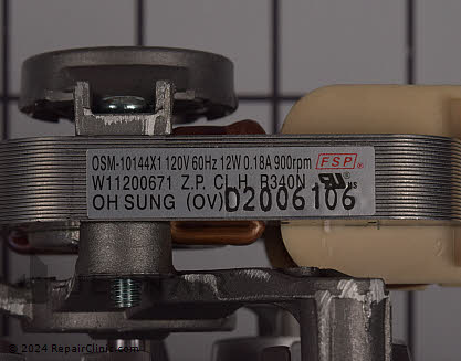 Convection Motor W11441001 Alternate Product View