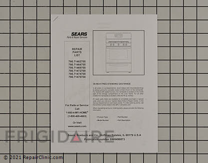 Parts Catalog 5995496873 Alternate Product View