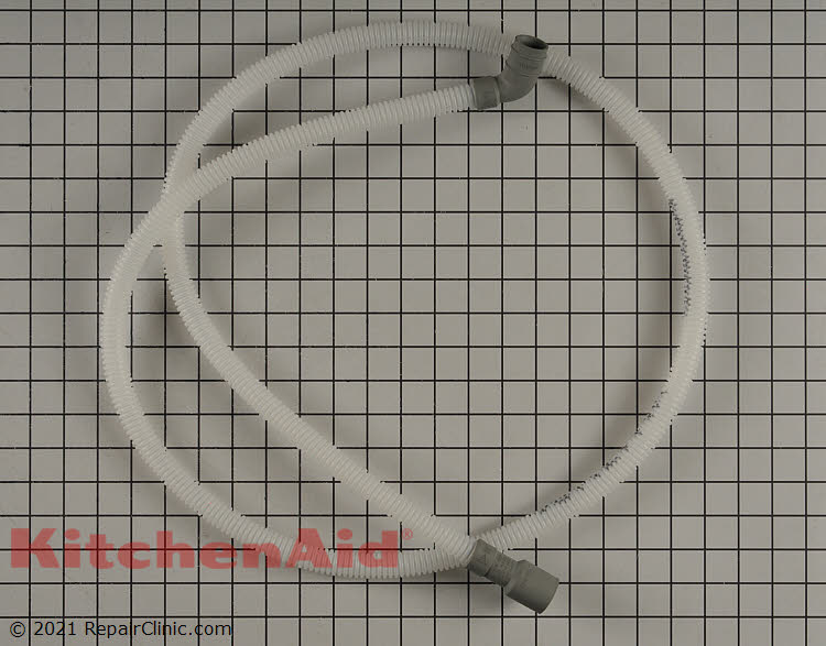 Kitchenaid dishwasher drain hose sales size