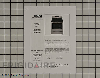 Parts Catalog 5995635306 Alternate Product View