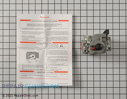 Gas Valve and Thermostat Assembly 10P33 Alternate Product View
