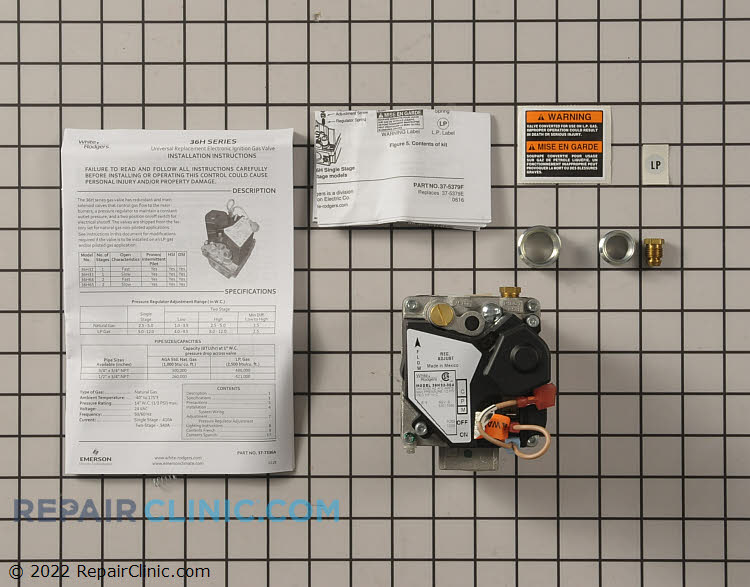 Gas Valve Assembly 5H73684-2 Alternate Product View