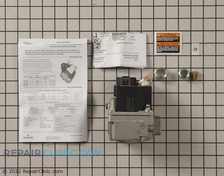 Gas Valve Assembly 5H73684-2 Alternate Product View