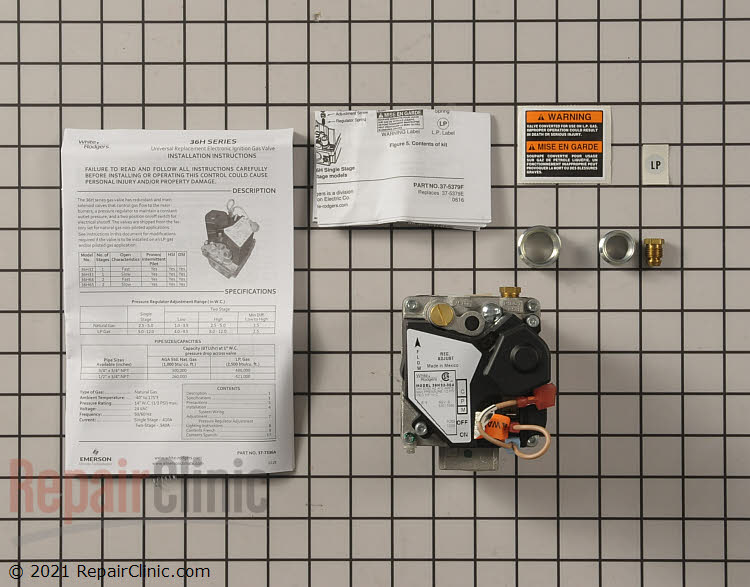 Gas Valve Assembly 5H73684-2 Alternate Product View