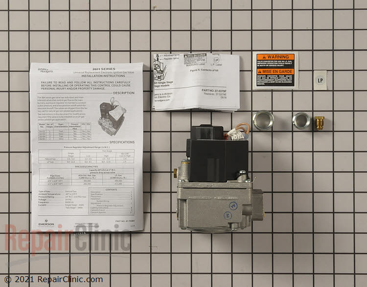 Gas Valve Assembly 5H73684-2 Alternate Product View