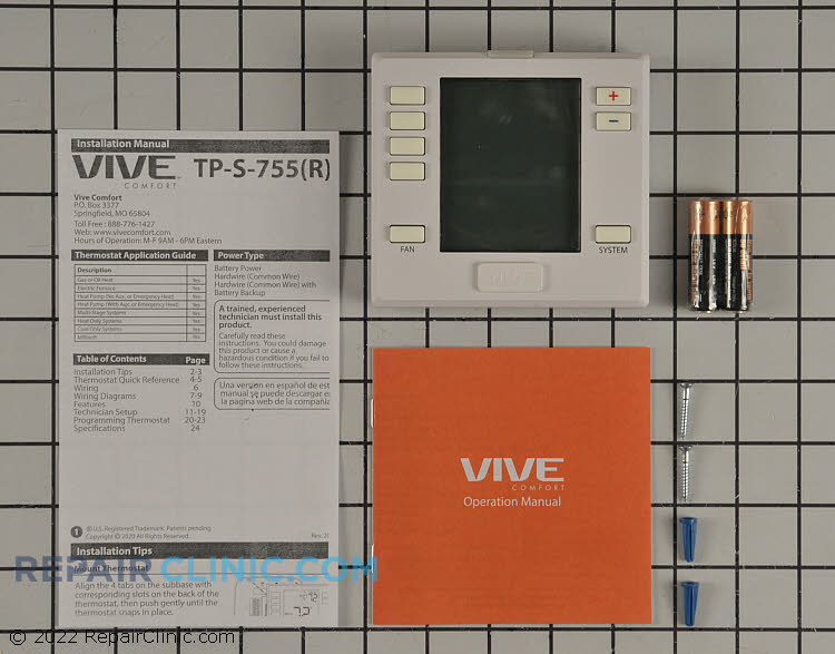 Gree PTAC Unit Wall Thermostat Installation TPN631 Repair Clinic