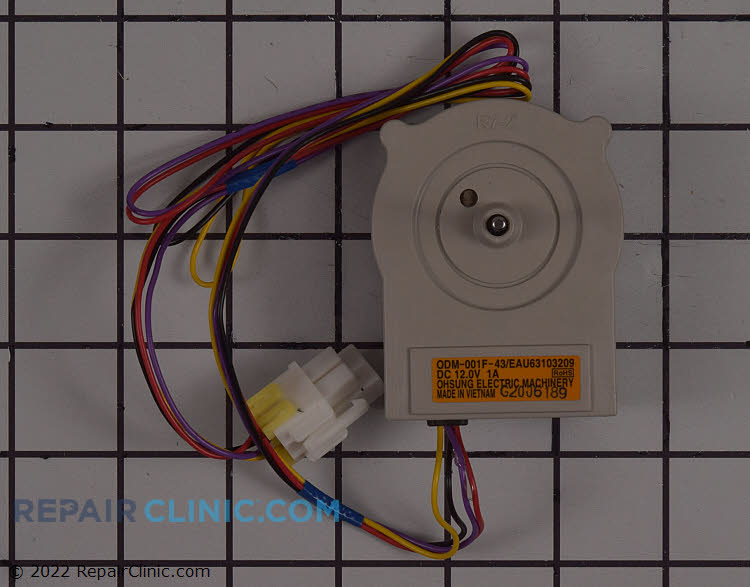 LG Refrigerator Freezer Fan Motor EAU63103209 Repair Clinic