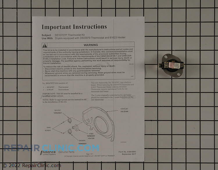 D510707P Thermostat