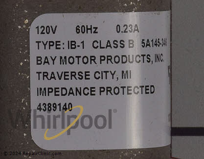 Evaporator Fan Motor 482731 Alternate Product View