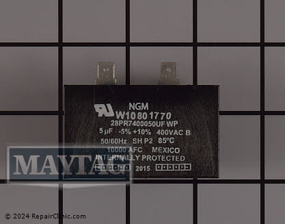 Capacitor W10801770 Alternate Product View