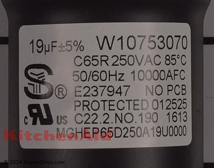 Capacitor W11662065 Alternate Product View
