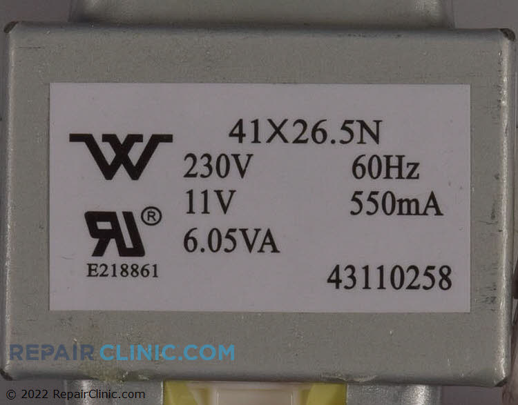 Transformer WJ27X10154 Alternate Product View