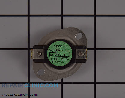 High Limit Thermostat W11676807 Alternate Product View