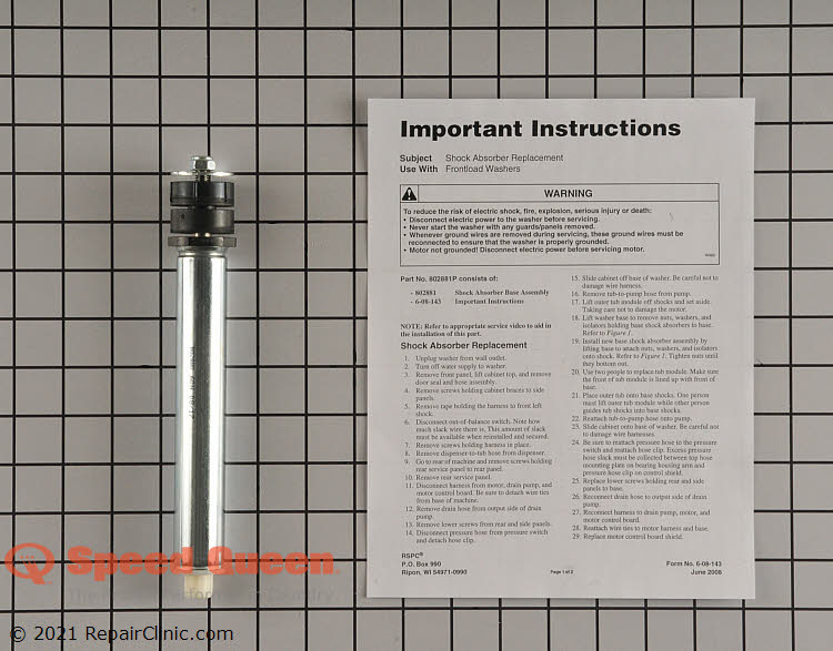 Shock Absorber 807875 Alternate Product View