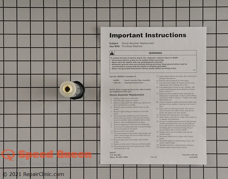 Shock Absorber 807875 Alternate Product View
