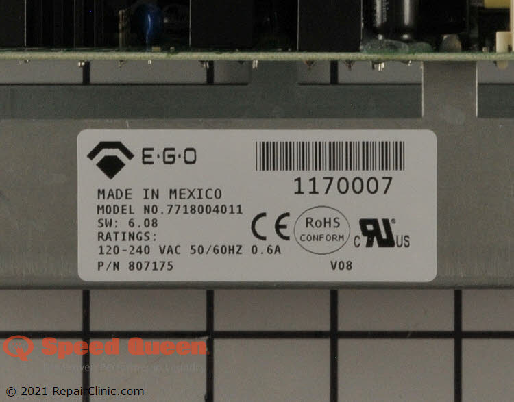 Control Board 807175P Alternate Product View