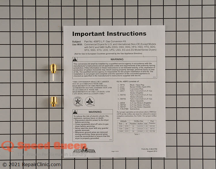Conversion Kit 458P3 Alternate Product View