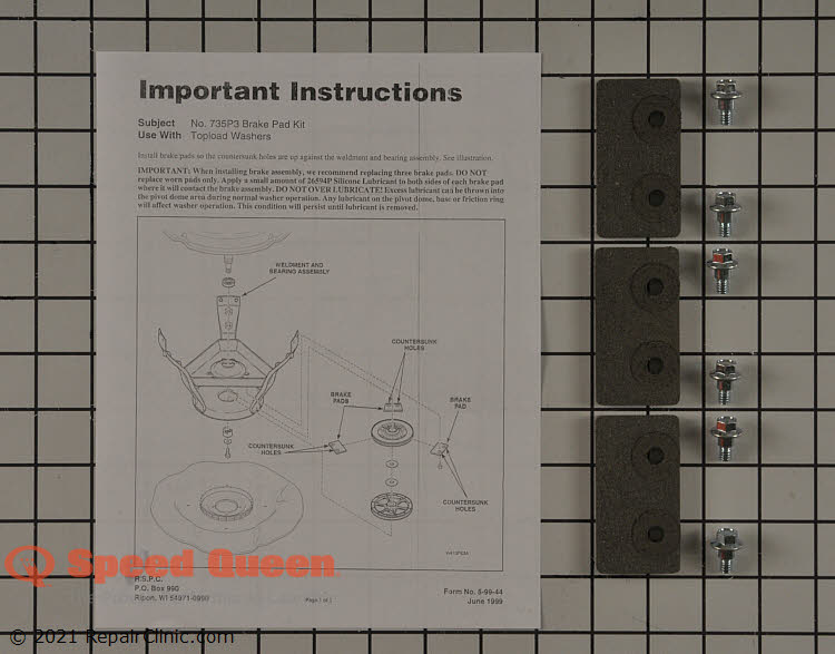 Brake Pad 735P3 Alternate Product View