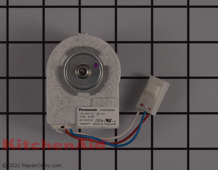 Evaporator Fan Motor W11396715 KitchenAid Replacement Parts