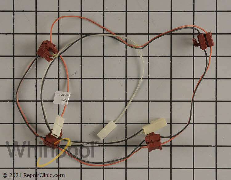 Spark Ignition Switch and Harness W10558556 Whirlpool Replacement Parts