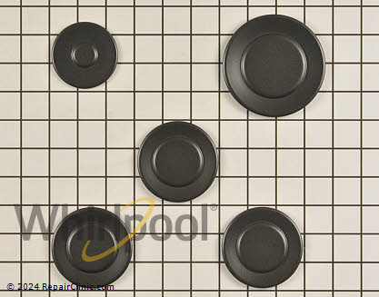 Surface Burner Cap WPW10300345 Alternate Product View
