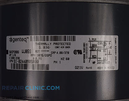 Condenser Fan Motor S1-02440905000 Alternate Product View
