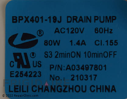 Drain Pump 5304505209 Alternate Product View