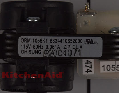Evaporator Fan Motor W10315091 Alternate Product View