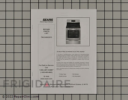 Parts Catalog 5995602421 Alternate Product View
