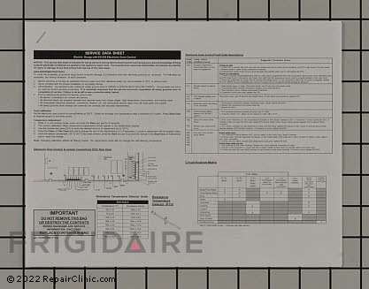 Tech Sheet 316905209 Alternate Product View
