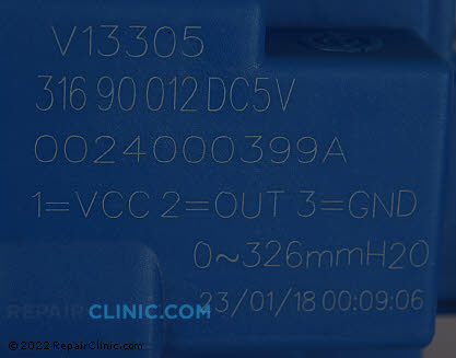 Pressure Switch WH12X27814 Alternate Product View