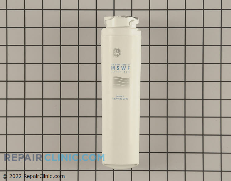 GE SmartWater replacement filter reduces contaminants in household drinking water including lead and mercury. Replace filter every 6 months or 750 gallons.