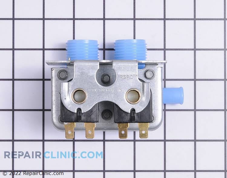 Washing machine water inlet valve assembly