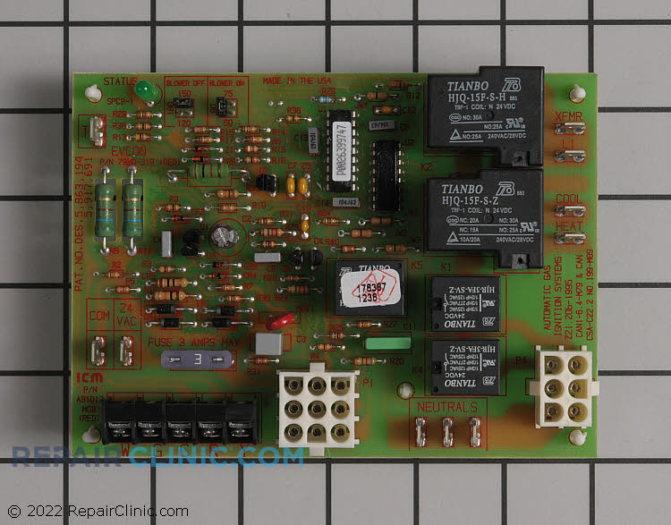 Furnace Control Module S17990319P Fast Shipping Repair Clinic