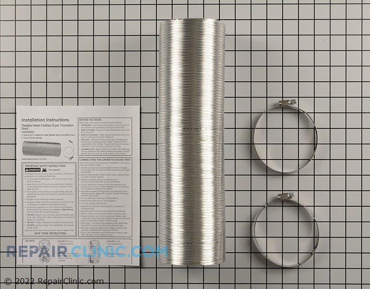 GE Dryer Duct Venting Parts Repair Clinic